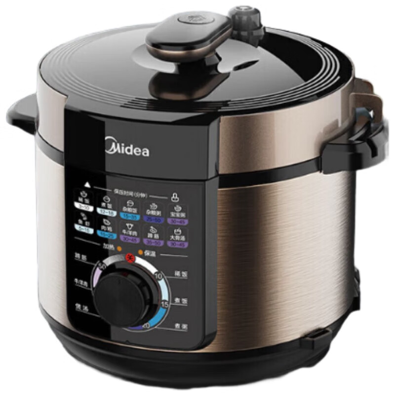美的(Midea) MY-YL50X3-102R 电压力锅智能5L大容量电饭煲