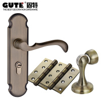 固特GUTE 欧式门锁室内卧室房门锁卫生间执手锁具(适合38-45mm) 5A497