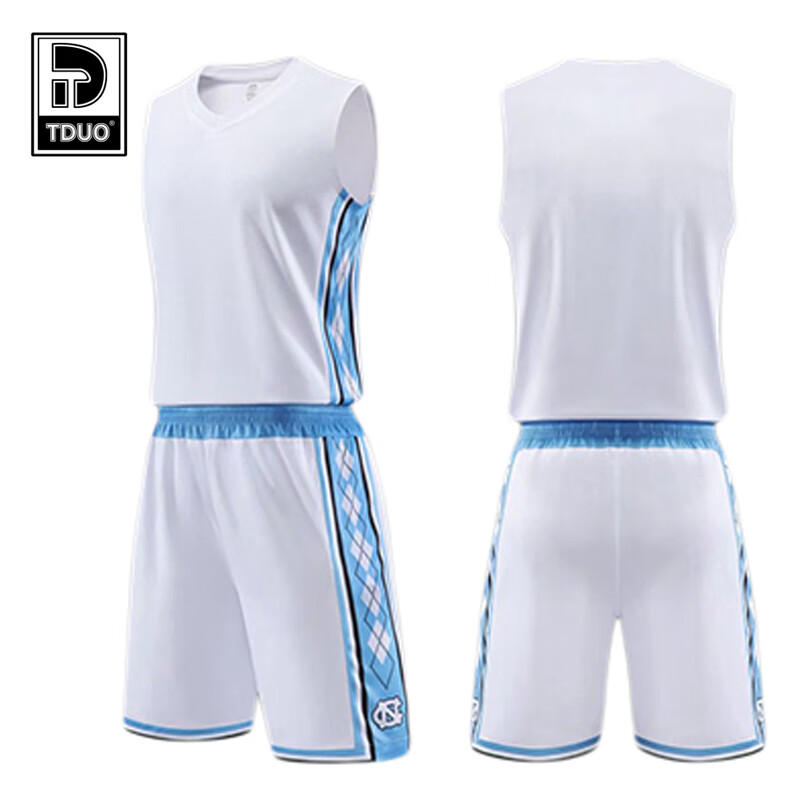 Tduo篮球服 K2 套 白色 2XS