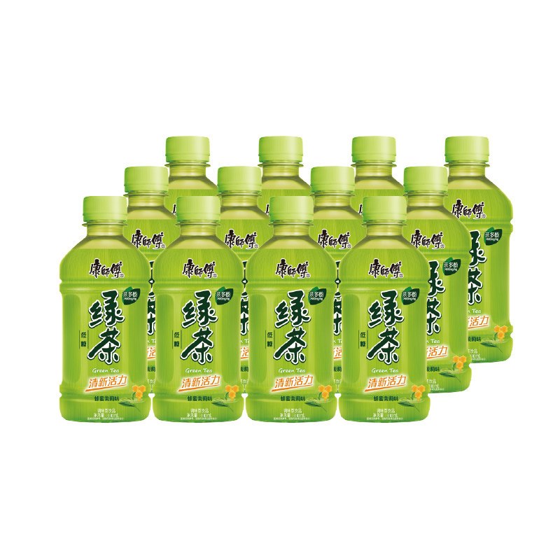 康师傅绿茶330ml*12瓶装 分享装