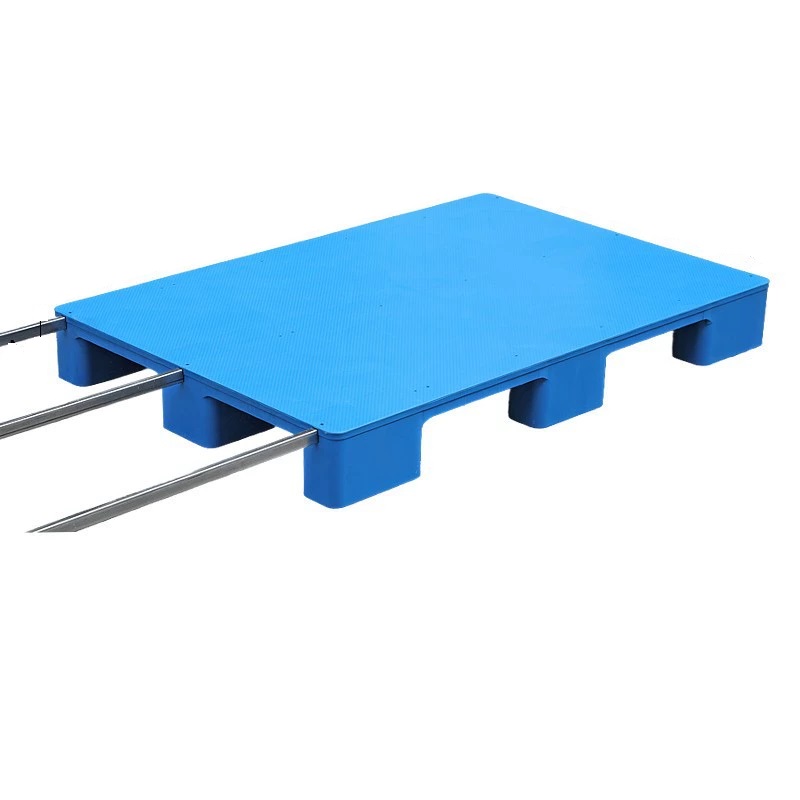 宁储 塑料托盘 平板九脚托盘 120*80*14cm+3钢 张高清大图