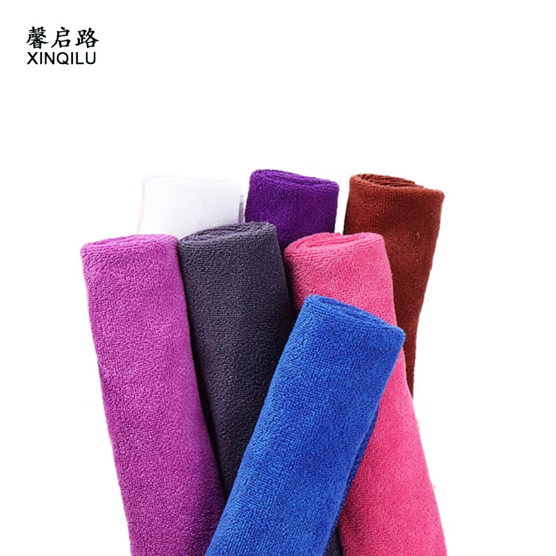 馨启路 超细纤维抹布 清洁抹布 颜色随机 30*60cm (1条)高清大图