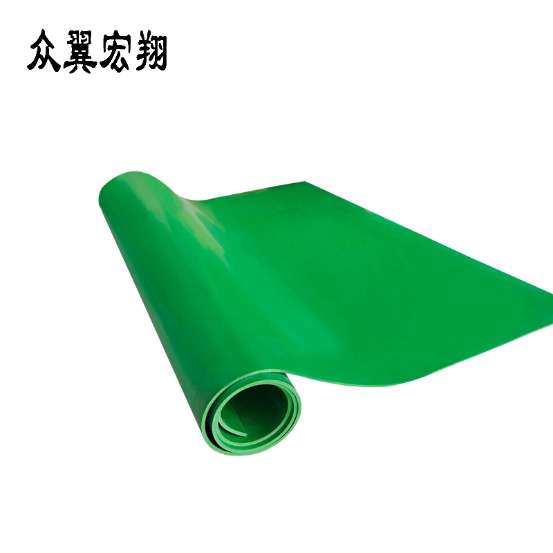 众翼宏翔 绿色橡胶板橡胶垫 3mm kg高清大图
