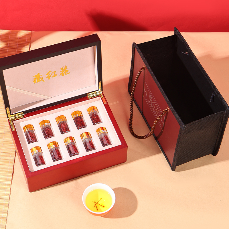 藏红花礼盒特级正品西藏官方旗舰店国庆节礼品送礼佳品礼物送长辈高清大图