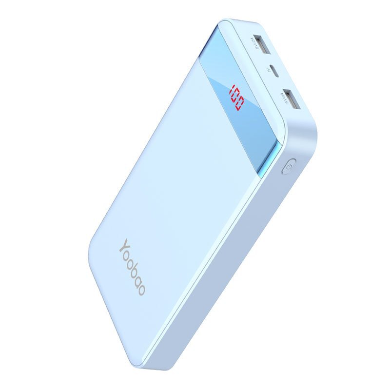 羽博充电宝20000毫安液晶显示屏大容量led移动电源通用