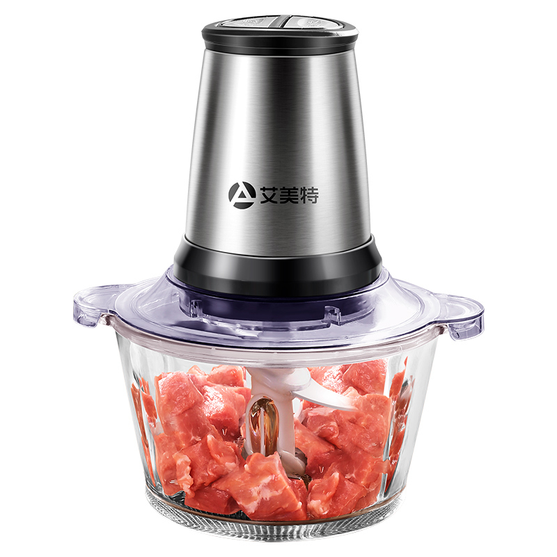 艾美特(Airmate) EG1802-02 绞肉机 1.2L 玻璃碗+1副刀头