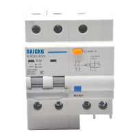 赛驰科技(SAICKG)SCK5LE-63/2 2P C63低压过载保护漏电开关漏保小型断路器