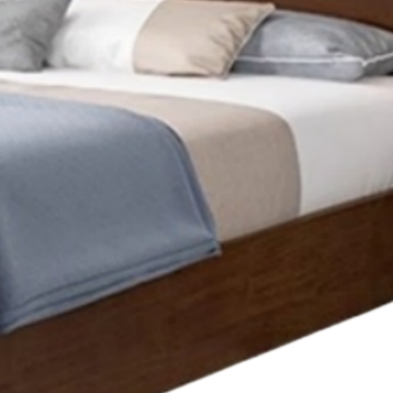 乐琪艺单人床 实木张高清大图