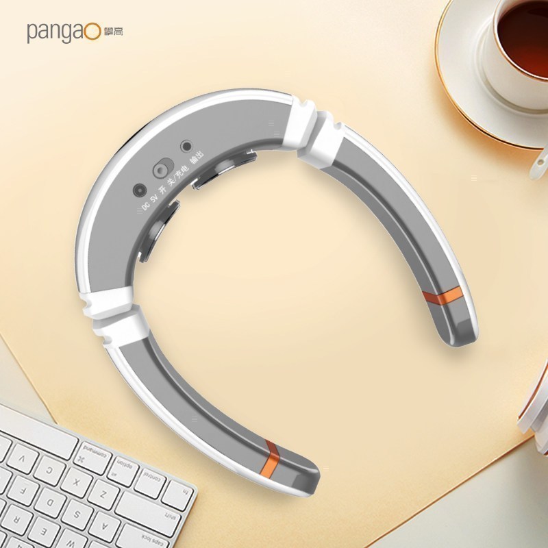 攀高(pangao) 颈椎按摩器 PG-2601B26 智能便携式颈部肩部 全身按摩 带电极片 按摩仪高清大图