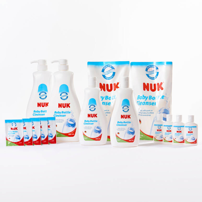 NUK婴儿洗衣液袋装750ml*2补充装 清香型