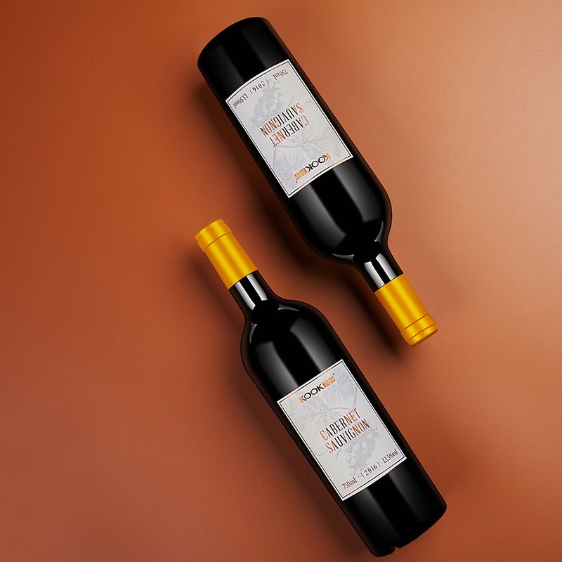 [任贤齐推荐]酷客KOOK赤霞珠干红葡萄酒13.5度750mL*6支整箱葡萄酒