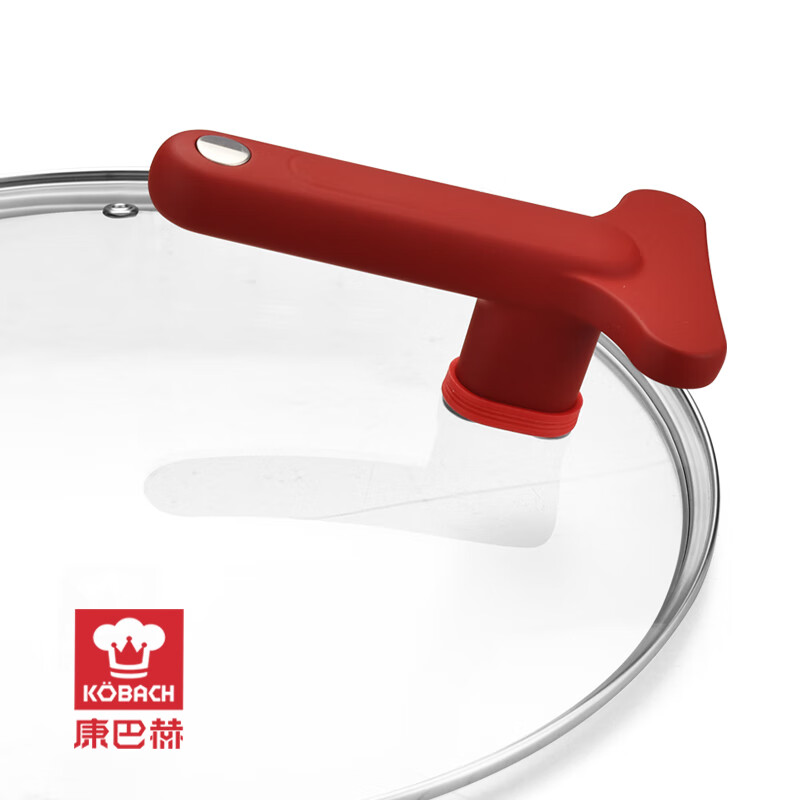 康巴赫经典红304蜂窝炒锅32cm LPB-C32H32cm高清大图