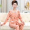 浪莎妈妈睡衣夏季2025新款女士中老年大码春秋款可外穿家居服套装