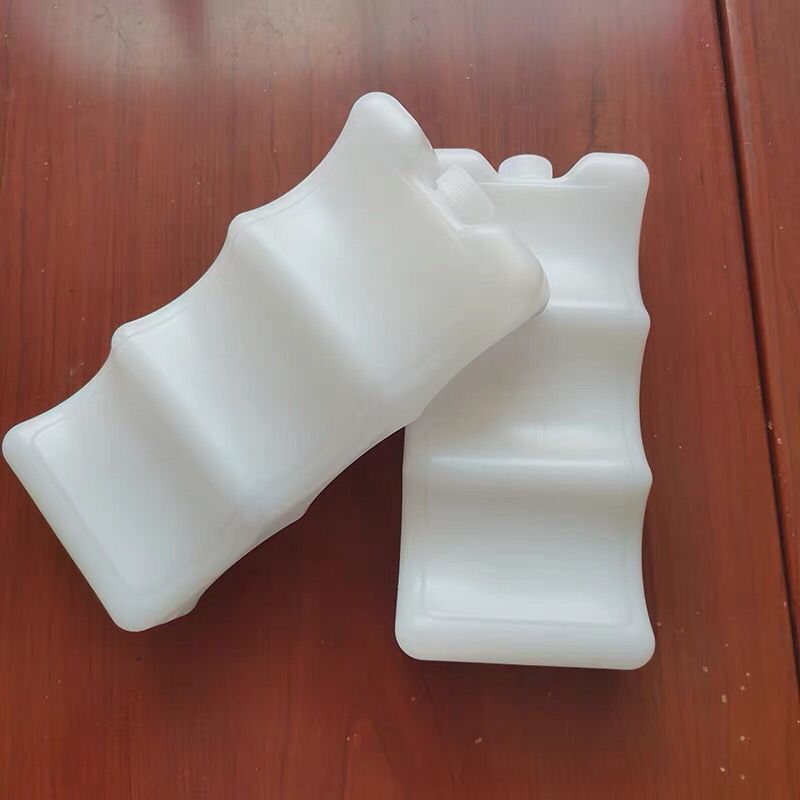 白色蓝冰盒1个[含冰晶粉需注水] 蓝冰冰盒母乳保鲜冷藏冰板冰袋冰块