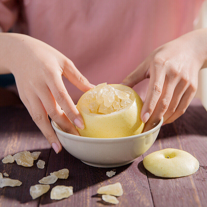 甘汁园小粒黄冰糖1kg/罐多晶体小颗粒老冰糖土冰糖甘蔗糖罐装 ntzy高清大图