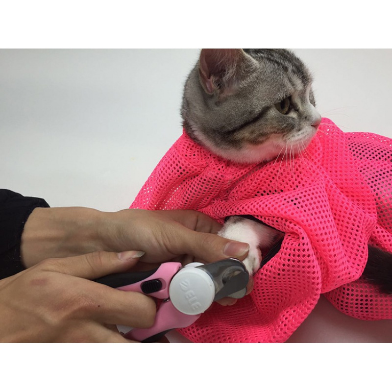 多功能猫咪洗澡袋子 猫咪固定袋 剪指甲掏耳朵防抓洗猫袋