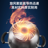 爱仕达(ASD) 汤锅 TS22B3WG不锈钢汤锅22cm