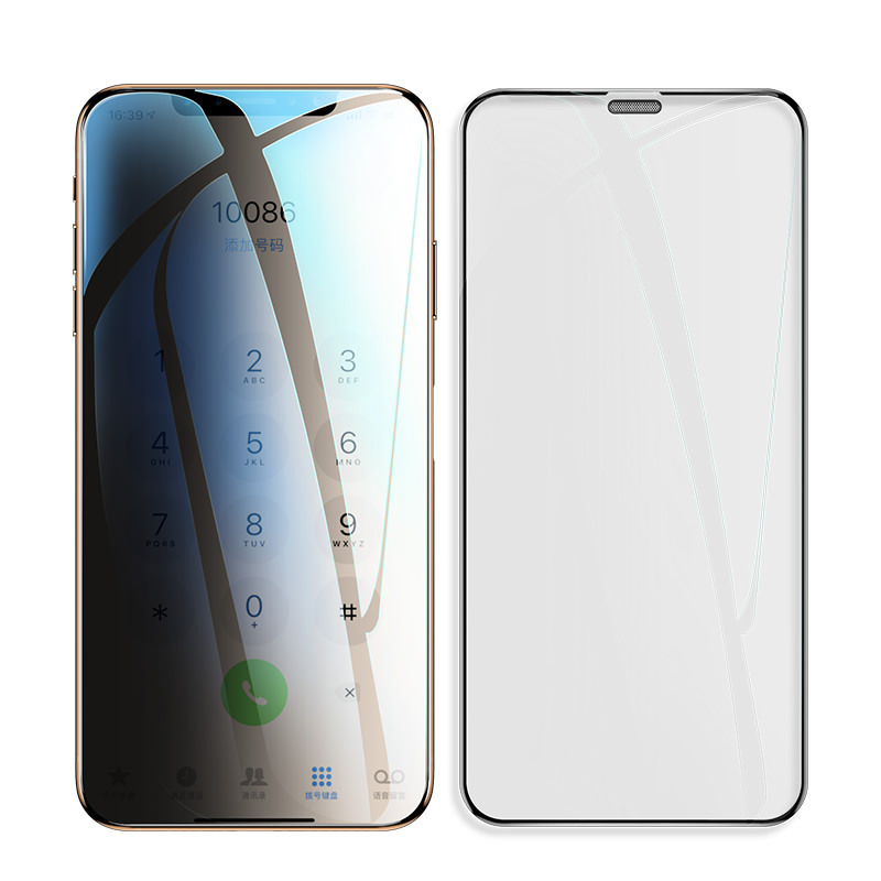 [听筒金属防尘网]苹果x钢化膜全屏覆盖iphonexmax手机膜iphone11pro防MAX全包防摔保护XS防尘真智力