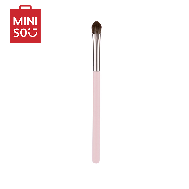名创优品(miniso) 小布丁超柔软化妆刷套装散粉眼影高光遮瑕修容刷[晕染鼻影刷]高清大图