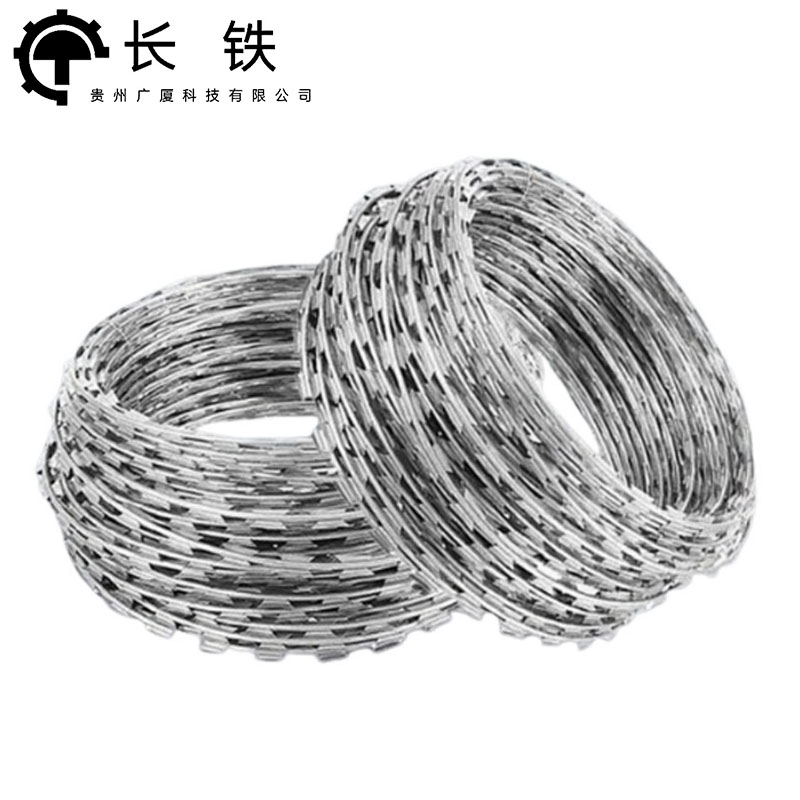 长铁 不锈钢直条型刀片刺绳(20根装) 3m 包高清大图