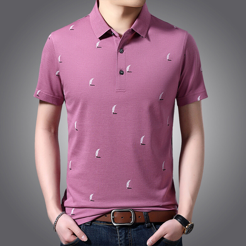 梵克公牛40岁30多岁穿的新款夏季男士短袖t恤翻领体恤男polo衫潮流