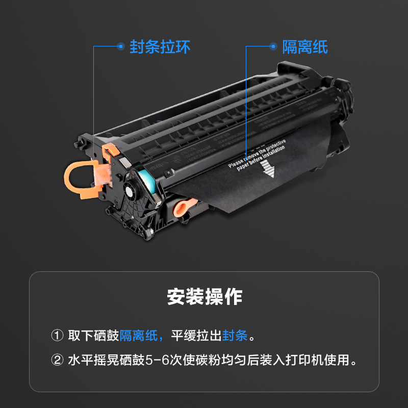 彩格适用惠普ce505a硒鼓 2035 2050 2055X p2035n hp05a 400硒鼓 cf280a硒鼓