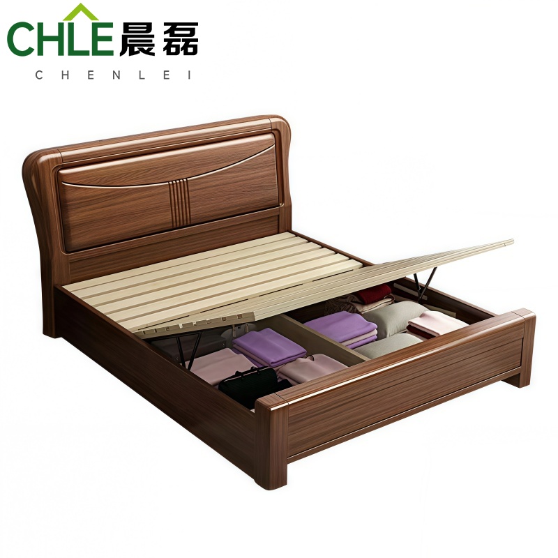 晨磊 实木床 210*150*113cm 张高清大图