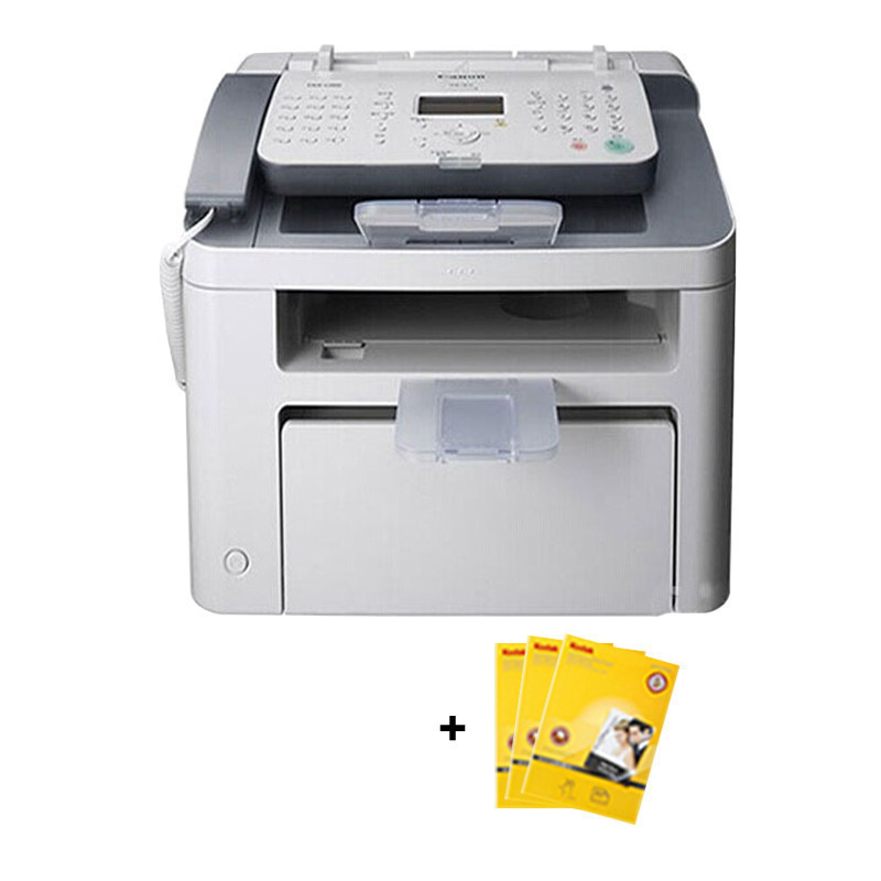 佳能(Canon)FAX-L150商用办公家庭黑白激光多功能高速传真打印一体机带话话筒柄传真机 套餐3