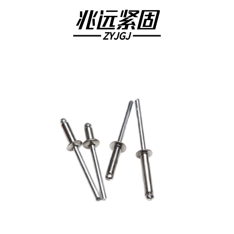 兆远紧固 不锈钢抽芯铆钉拉铆钉(个)(4*20)高清大图