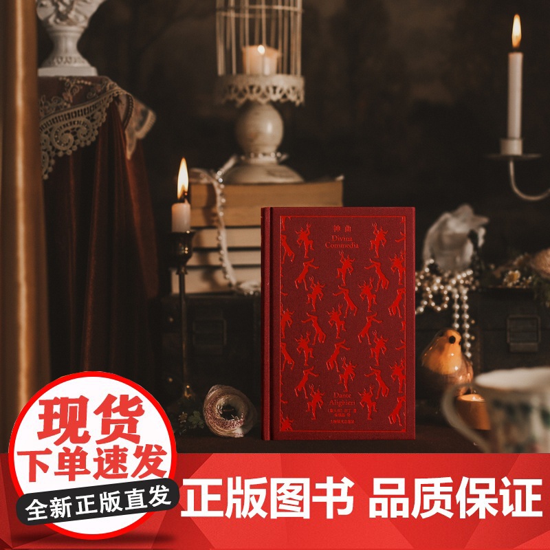 神曲 企鹅布纹经典 第二辑 史诗系列 [意]但丁 著 朱维基 译 中世纪文学的最高成就 原版插画 上海译文出版社 正版高清大图