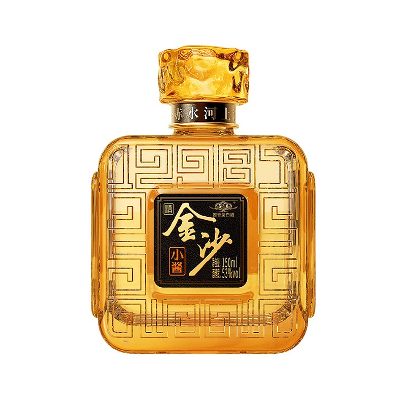 {重磅新品}金沙小酱酒53度150ml*4组合装 光瓶酒白酒酱香型金沙酱酒高清大图