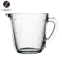Libbey利比 量杯500ml进口玻璃杯量杯带刻度手柄计量杯牛奶杯烘培杯家用 无盖
