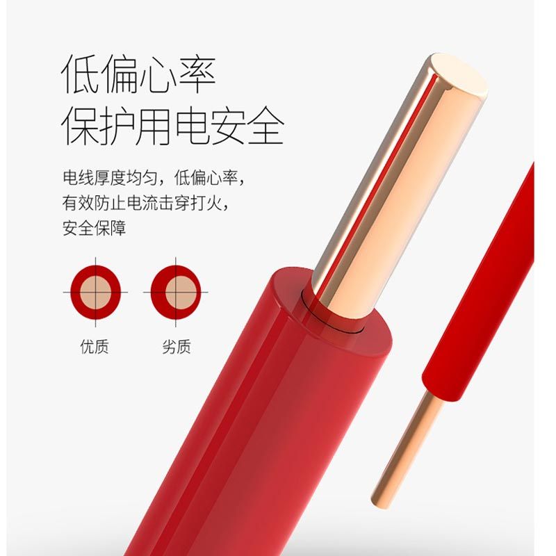 萃姿尔(TRESOR)电线电缆 BV铜线1.5平方 100米/盘(红绿黄三种颜色可选)