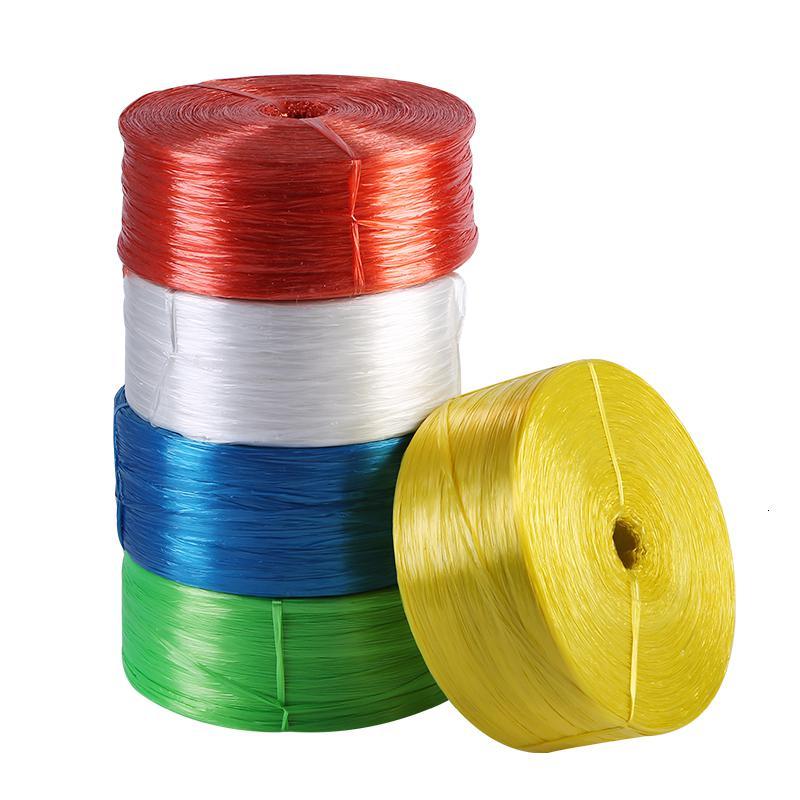 塑料子撕裂膜扎口绳尼龙闪电客封包绳捆绳包装绳纤维绳白色绳白色宽2