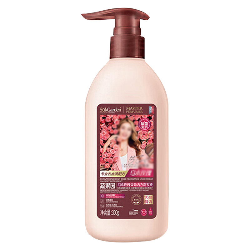 蔬果园内衣洗衣液300g除菌抑菌乌木玫瑰持久留香SGY0738