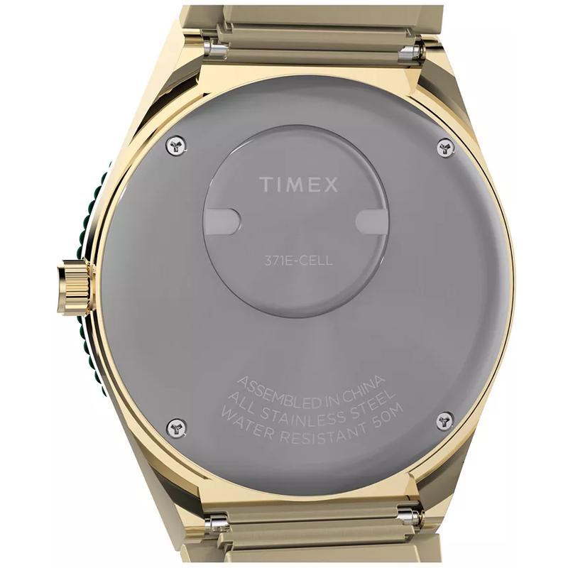 Timex 女士石英金色不锈钢绿松石表mm复古防水防刮石英腕表
