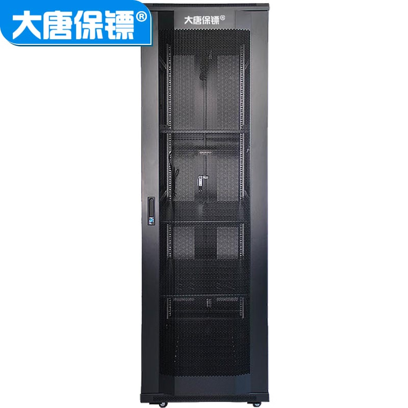 大唐保镖 服务器机柜 2米 板材1.2MM厚 网络机箱 42u 弱电监控机柜 A66042[加厚钢板]高清大图