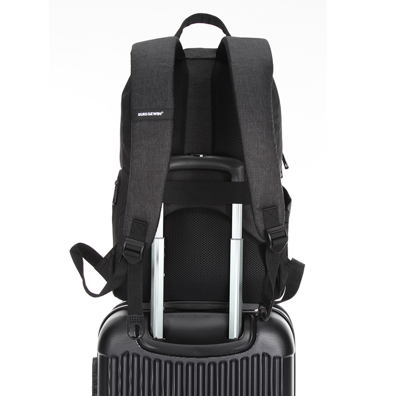 SUISSEWIN瑞士军刀新款背包时尚商务休闲双肩包SN1926高清大图