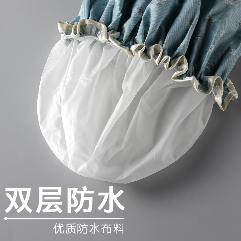 专用浴帽发膜专用护理浴帽发膜专用焗油发帽女洗澡用可爱 三维工匠 13#蓝色小猫高清大图