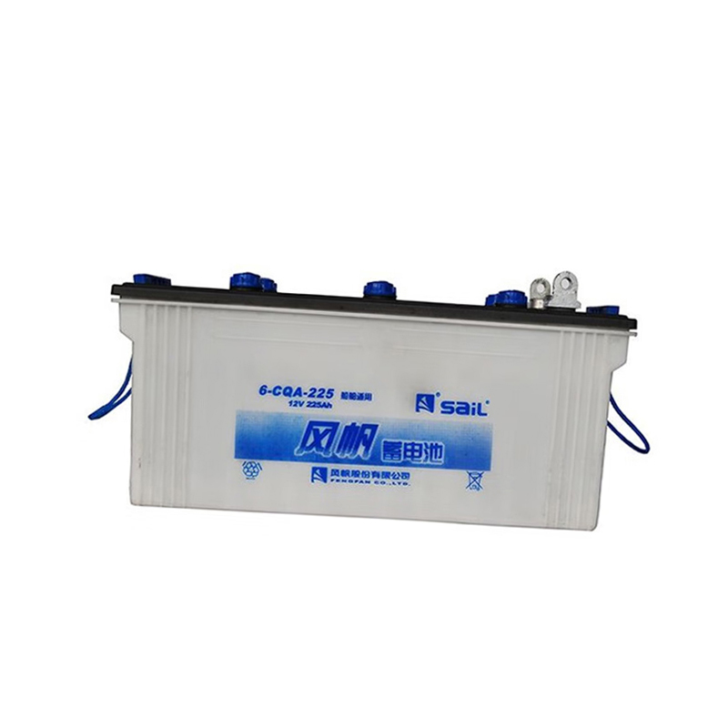 风帆 蓄电池 6-CQA-225 12V 225AH 适配船舶 游轮 工程机械 发电机 (不含电解液 圆头或扁头)高清大图