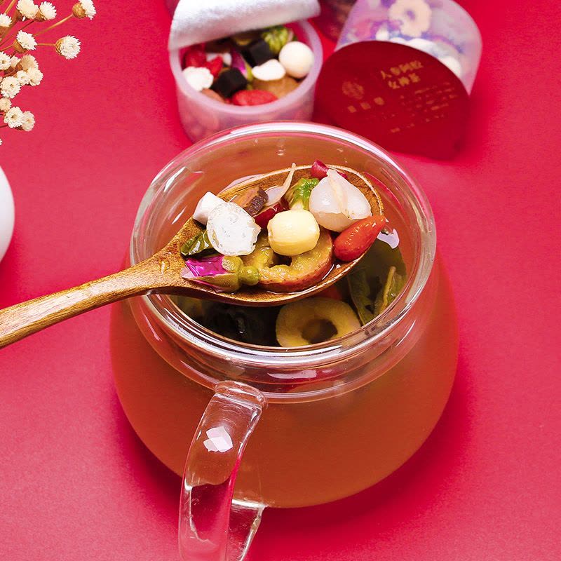 谯韵堂 人参阿胶女神茶 210克/盒图片