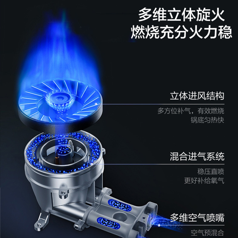 美的(Midea)燃气灶JZT-Q20-M 燃气灶4.5KW大火力一级能效台式嵌入式厨房家用双灶煤气灶灶具天然气