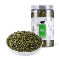 小钟工坊 绿豆600g*1罐 粗粮小绿豆五谷杂粮夏天绿豆汤绿豆糕原料