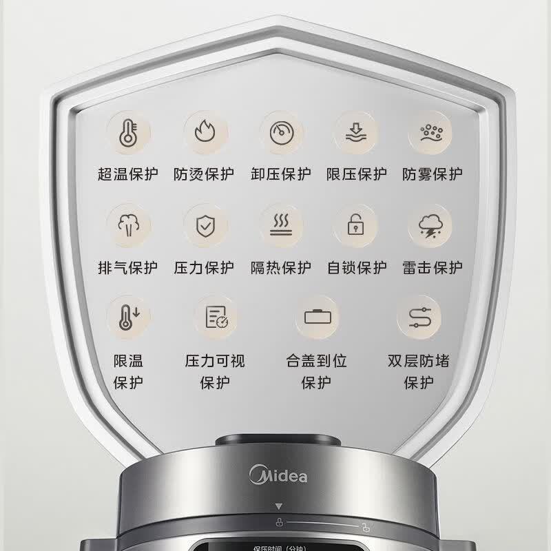 美的电压力锅MY-E4700高清大图