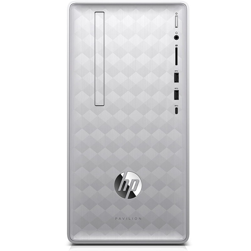 惠普(HP) 星系列590-p012ccn 台式电脑主机 家用办公主机(Cel G4900 4G 1TB GT730 2GB独立显卡 Win10 银色)
