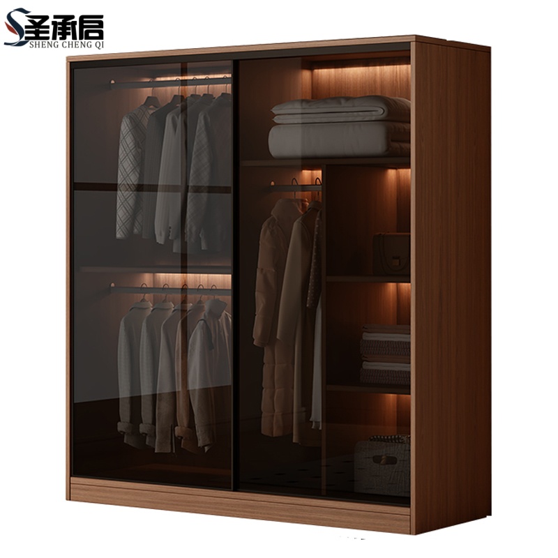 圣承启衣帽柜160cm台高清大图