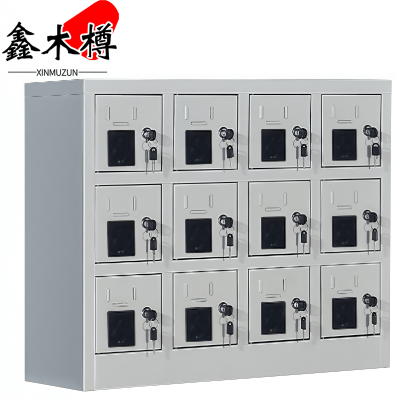 鑫木樽手机充电柜12门台高清大图