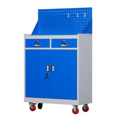 可移动推车式工具柜二抽带轮/台
