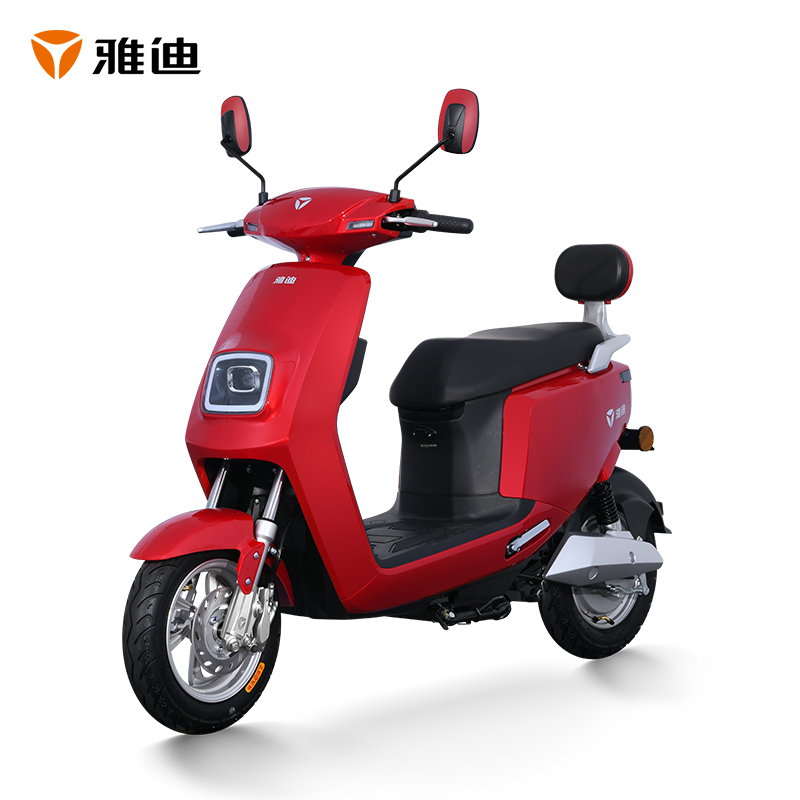 雅迪yadea莱客新款成人男女时尚豪华款电动摩托车助力电瓶车电动车60v