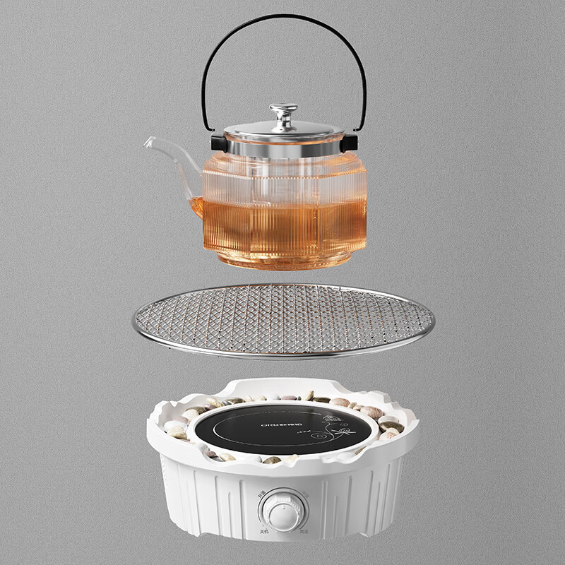 欧锐铂围炉煮茶-炆火电陶炉套装1150ml ORB-188高清大图